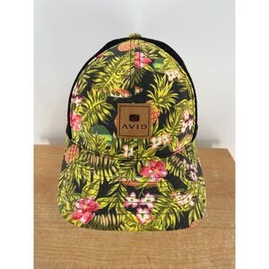 Avid Gear Tropical Floral Mesh Trucker Hat Men's Snapback Casual Outdoor